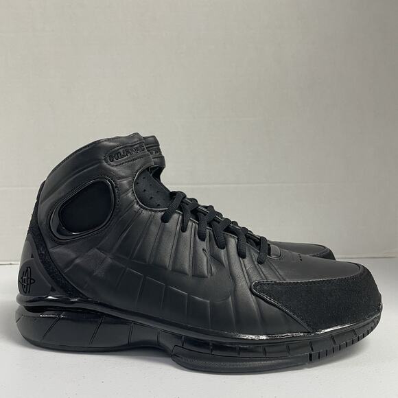 Nike Air Zoom Huarache 2K4 OT Black IV0329 001 Size 11.5 Retro Basketball Shoe